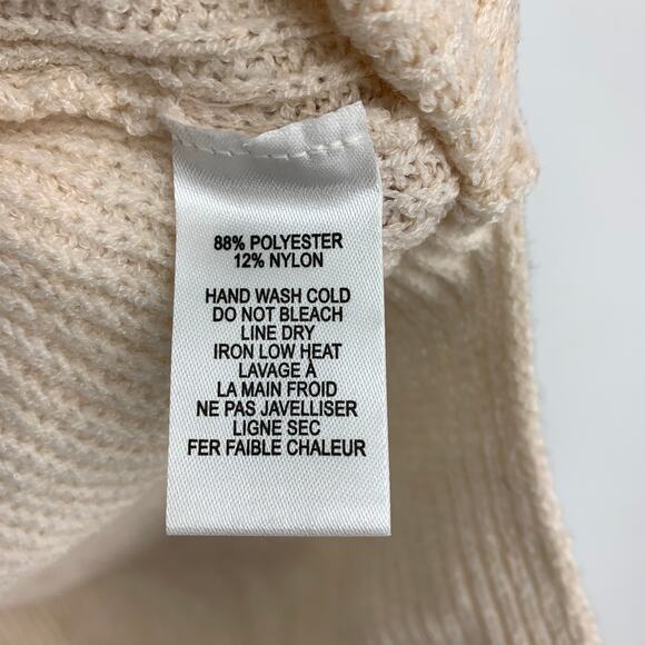 Lulus Turtleneck Sweater Womens Size Small Two Tone Colorblock Blush NEW - Picture 4 of 6